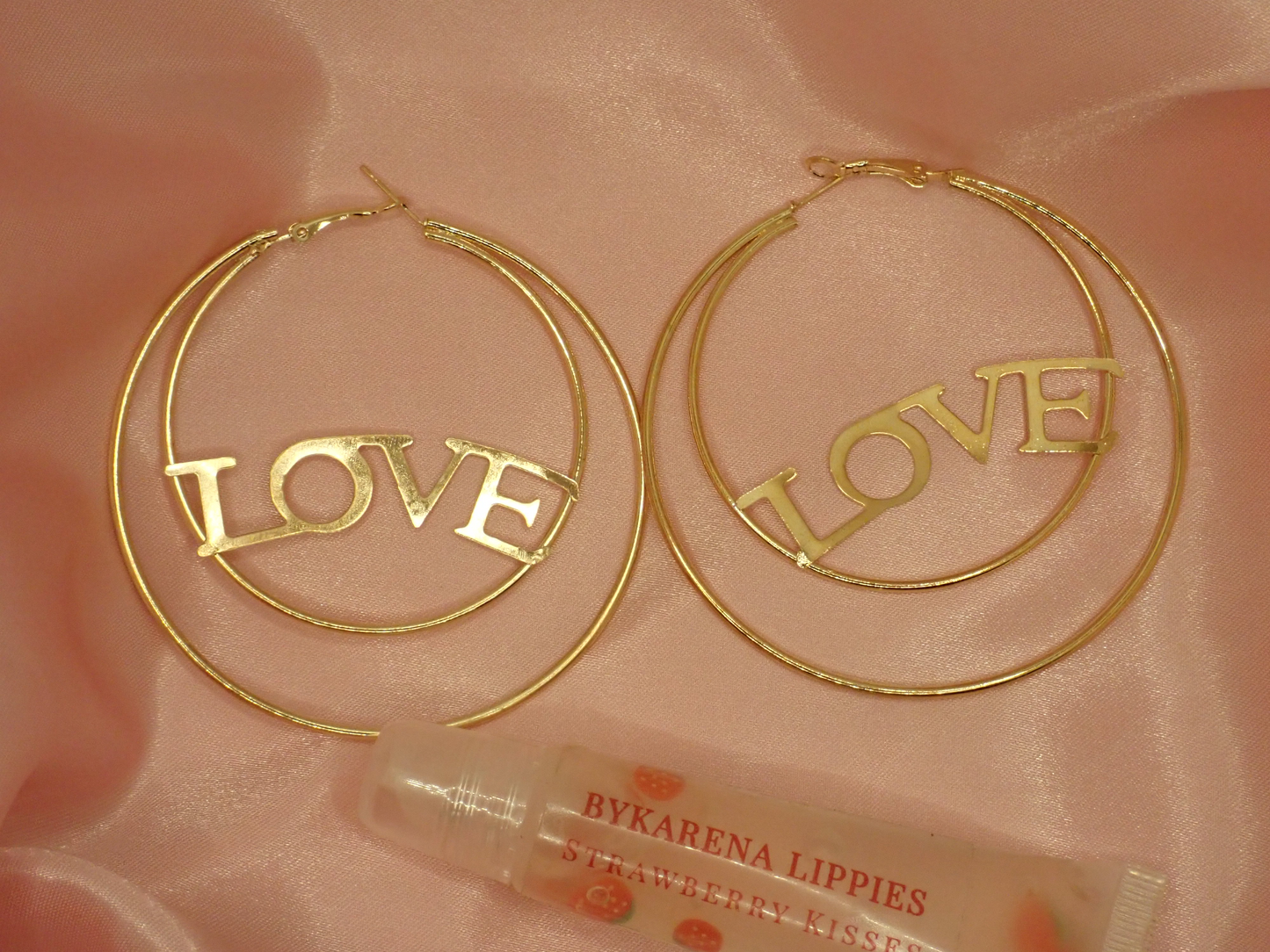 Love Hoop Earrings