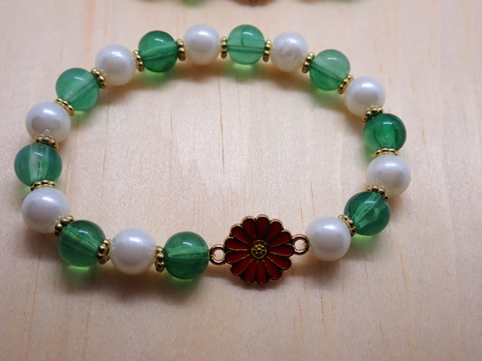 Beaded flower Bracelet