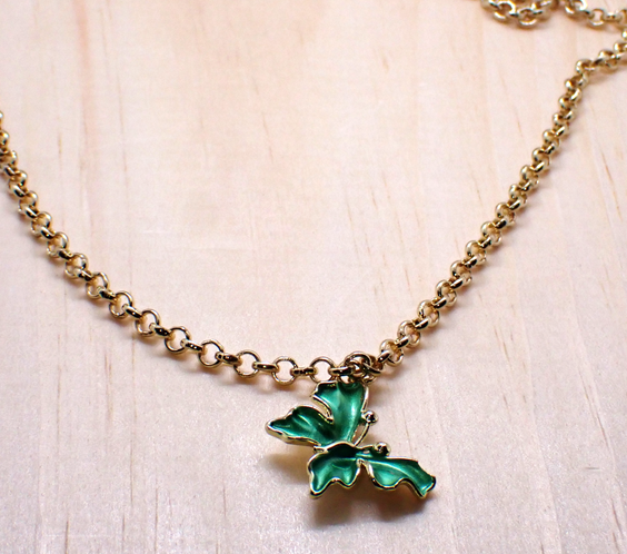 Butterfly Charm Choker Necklace