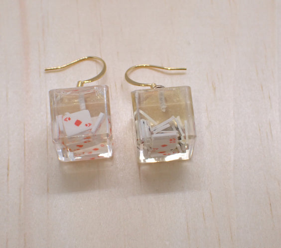 Casino Cube Drop Earrings