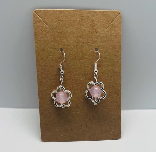 Dainty Glitter Drop Earrings