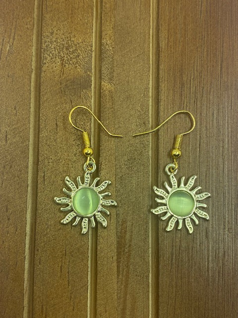 Opal Sun Earrings