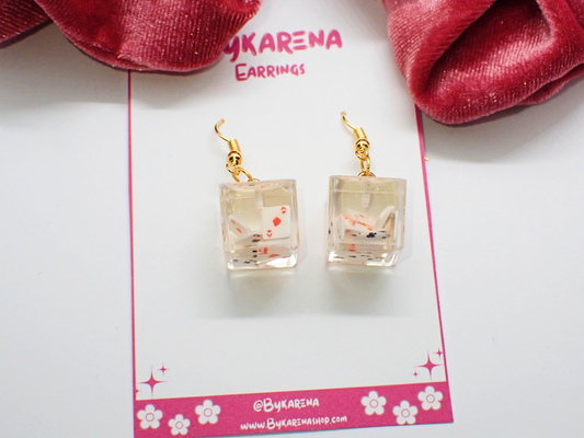 Casino Cube Drop Earrings|