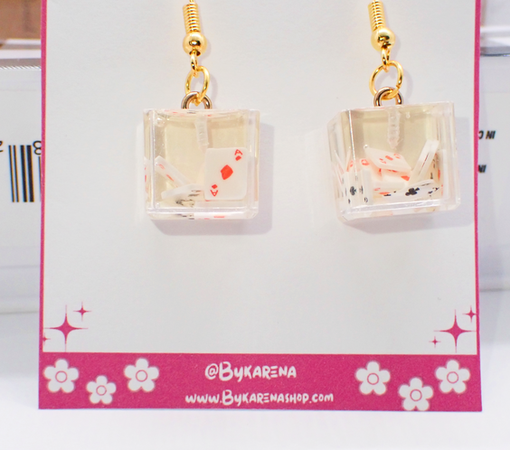 Casino Cube Drop Earrings|
