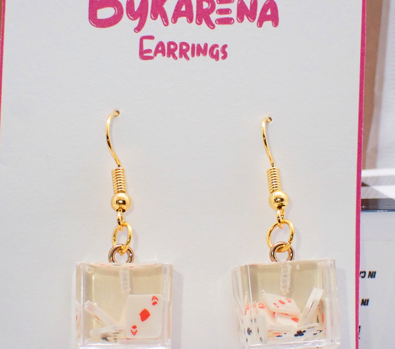 Casino Cube Drop Earrings|