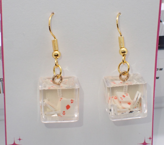 Casino Cube Drop Earrings|