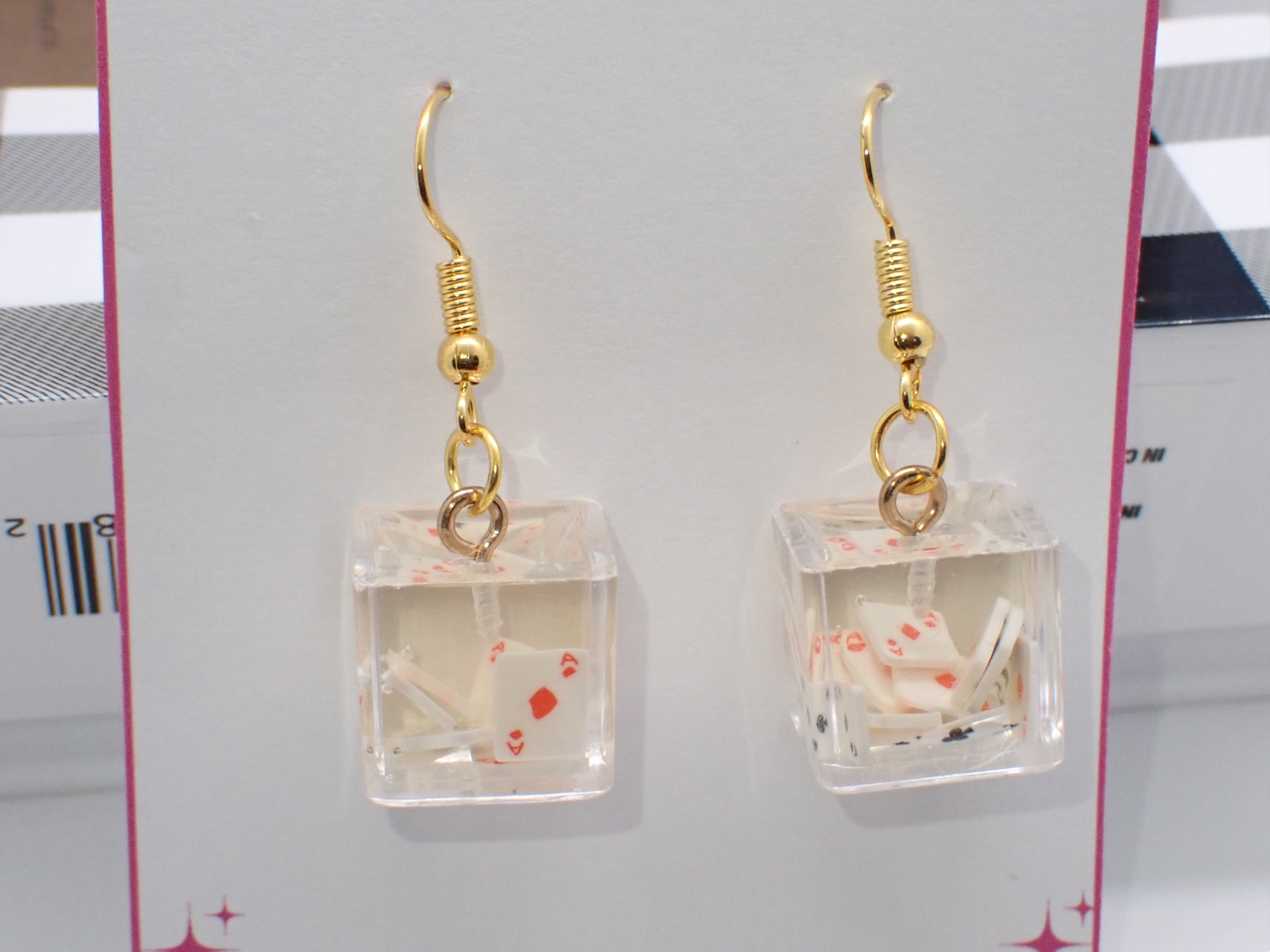 Casino Cube Drop Earrings|