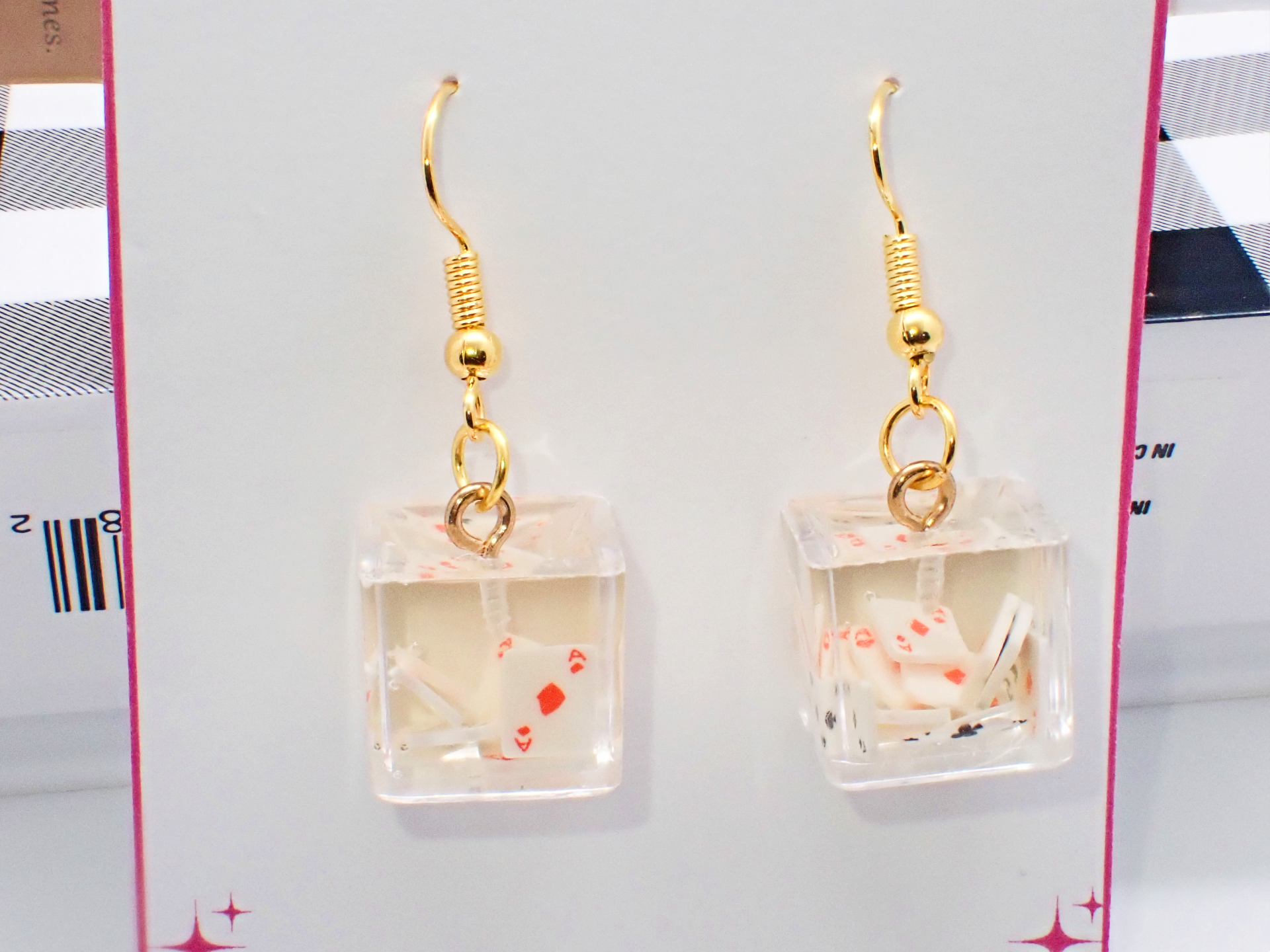 Casino Cube Drop Earrings|