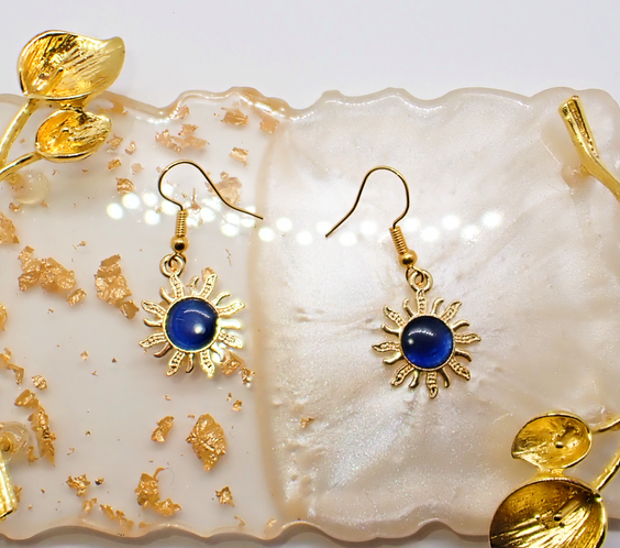 Opal Sun Earrings