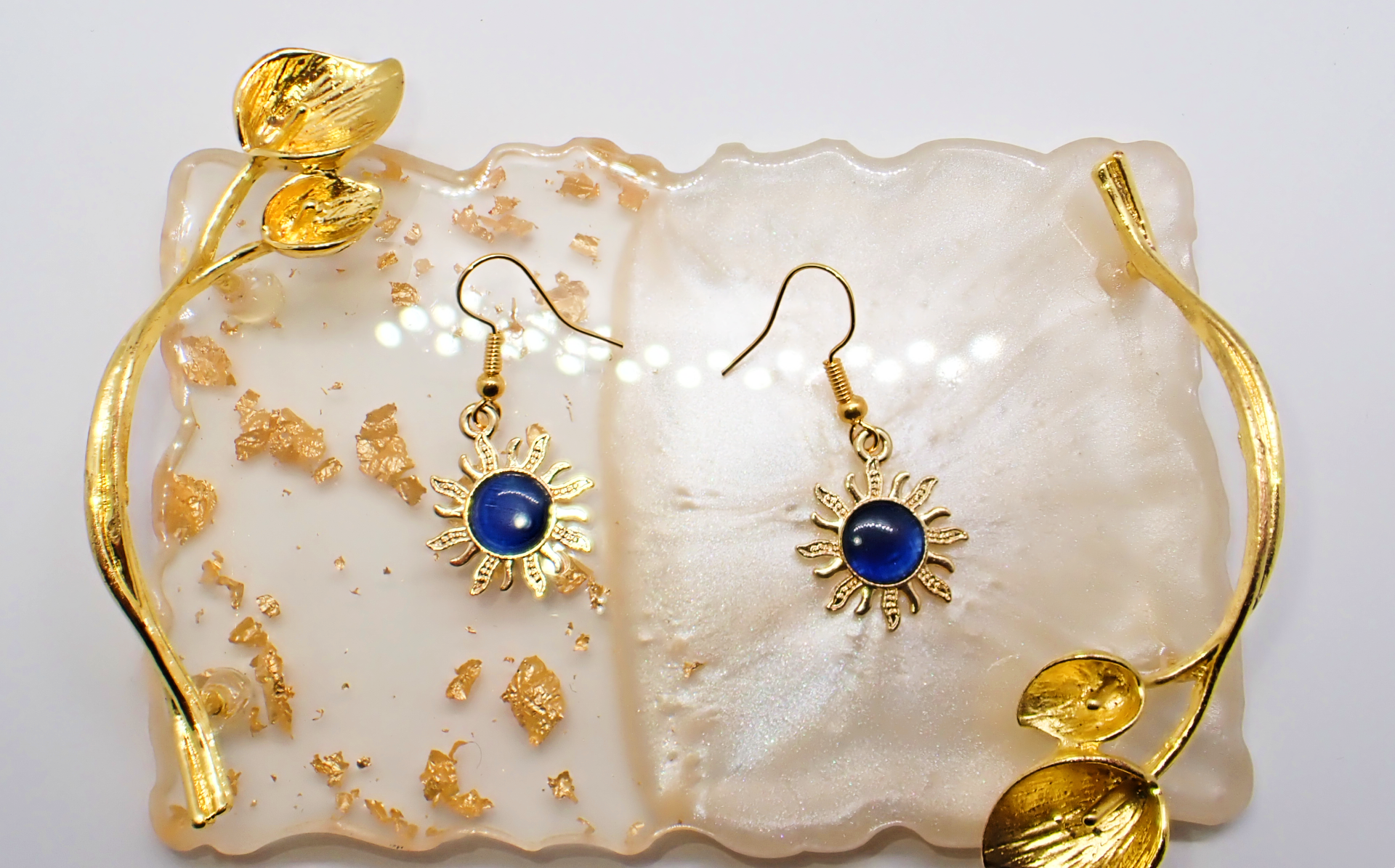 Opal Sun Earrings