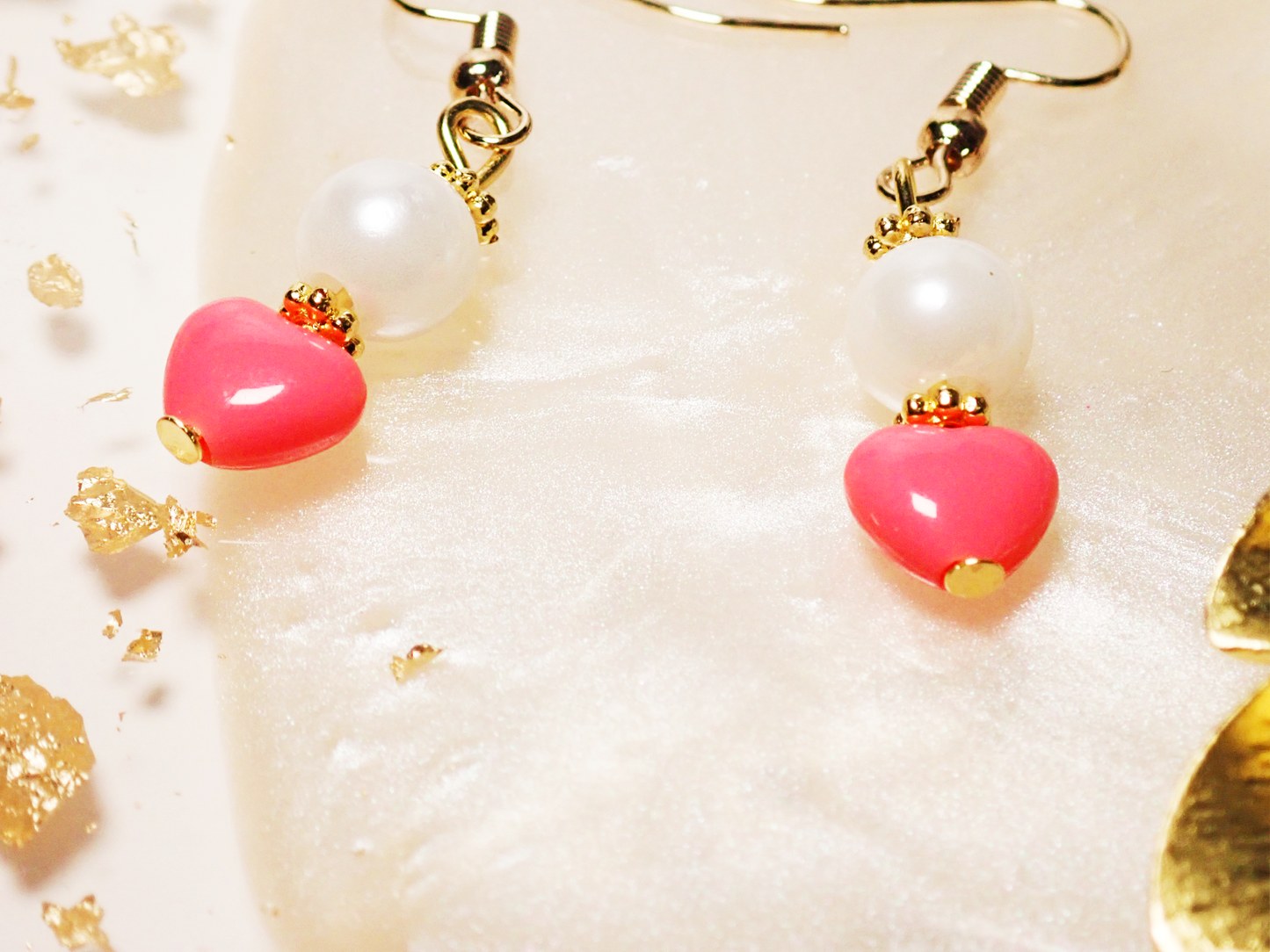 Small and dainty Heart Earrings