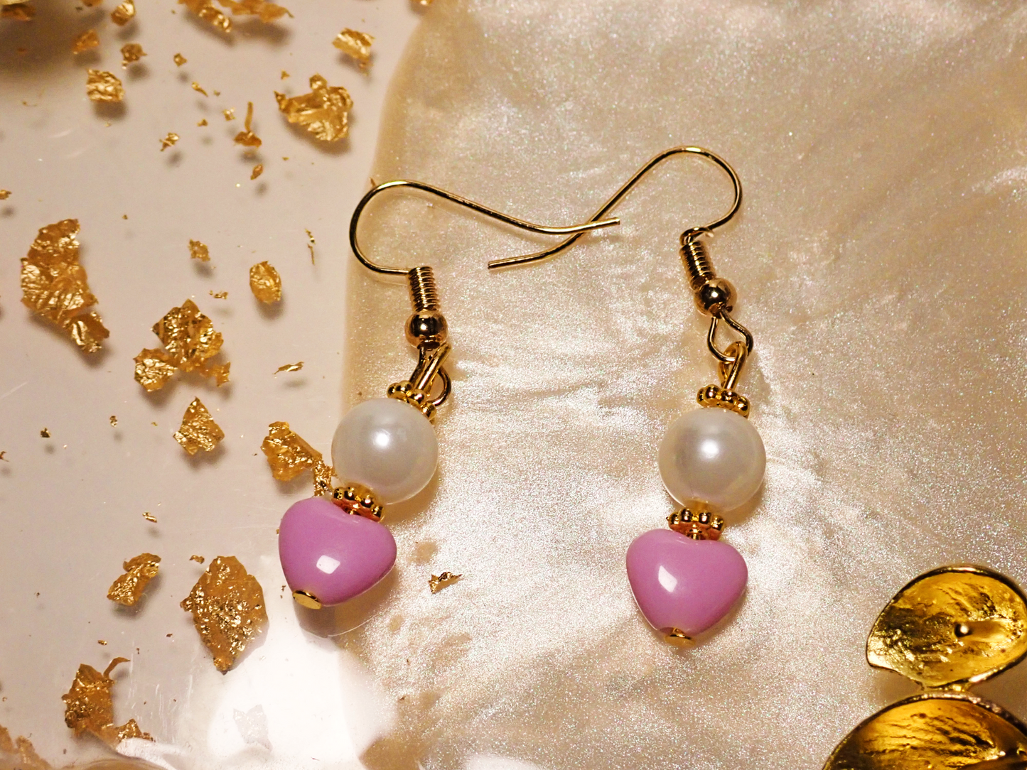 Small and dainty Heart Earrings