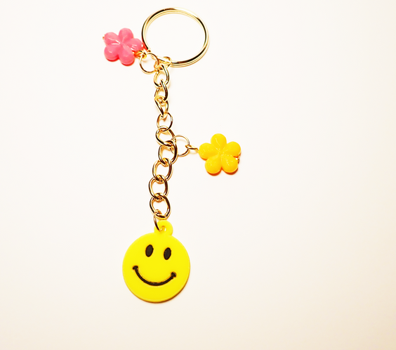Smiley Cheerful Decorative keychain