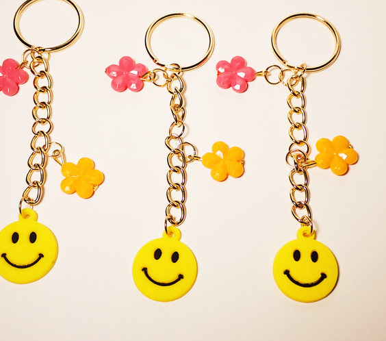 Smiley Cheerful Decorative keychain