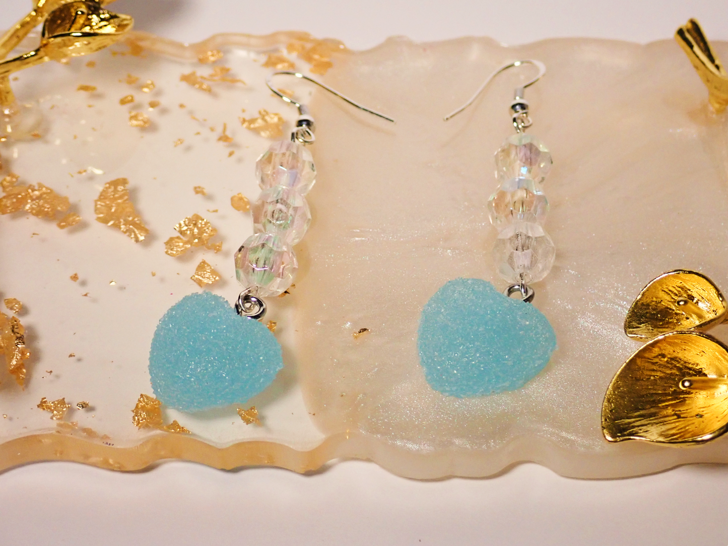 Gummy Candy heart Earrings