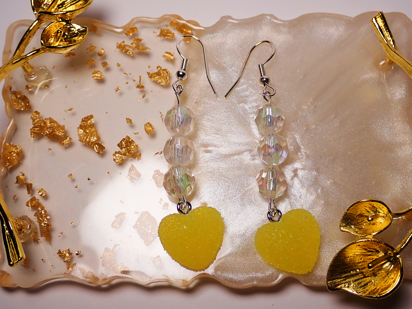 Gummy Candy heart Earrings