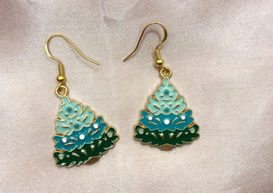 Full Christmas Tree Earrings