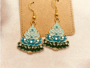 Full Christmas Tree Earrings