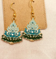 Full Christmas Tree Earrings