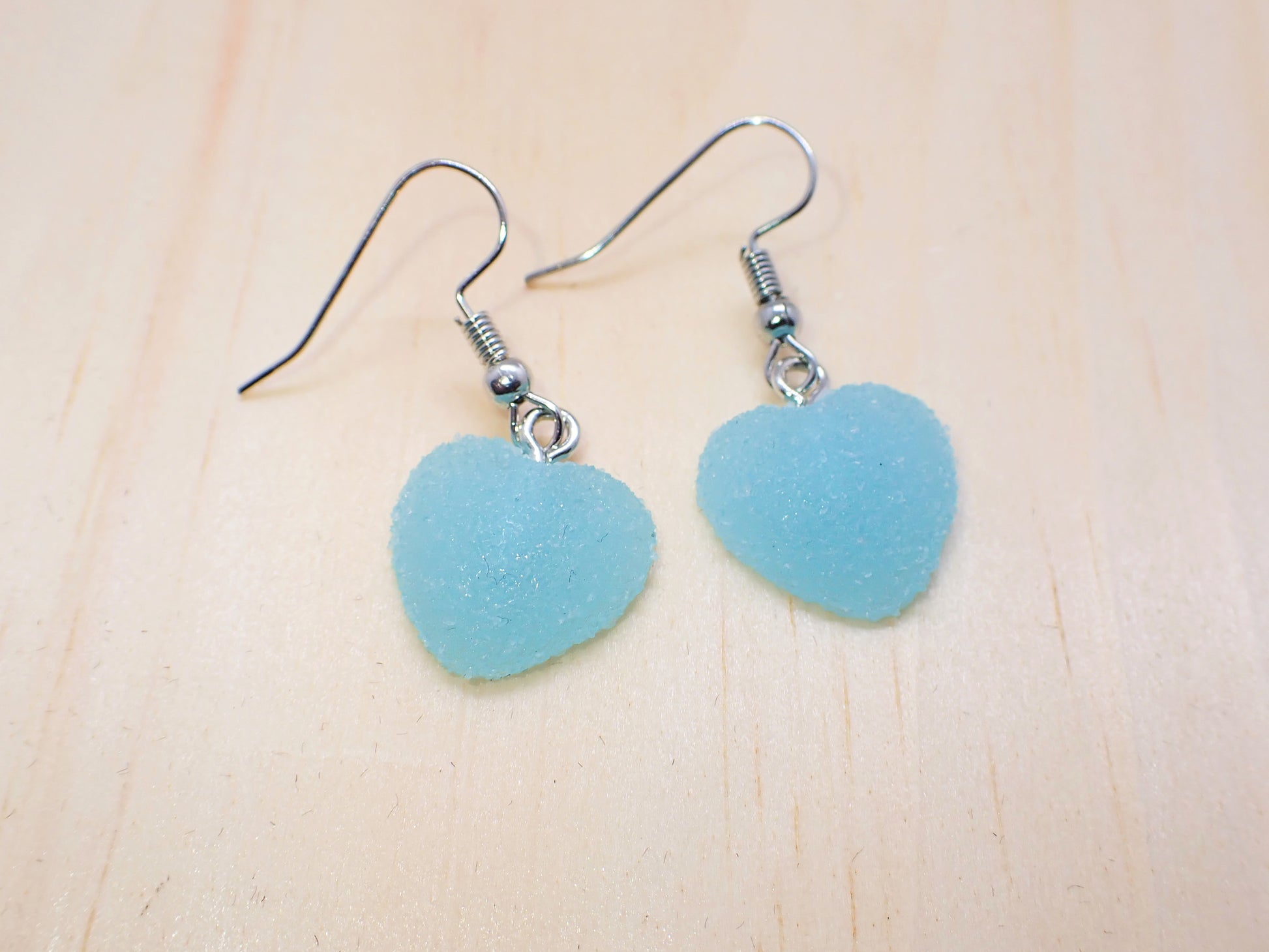 Realistic Gummy Heart Dangle Earrings