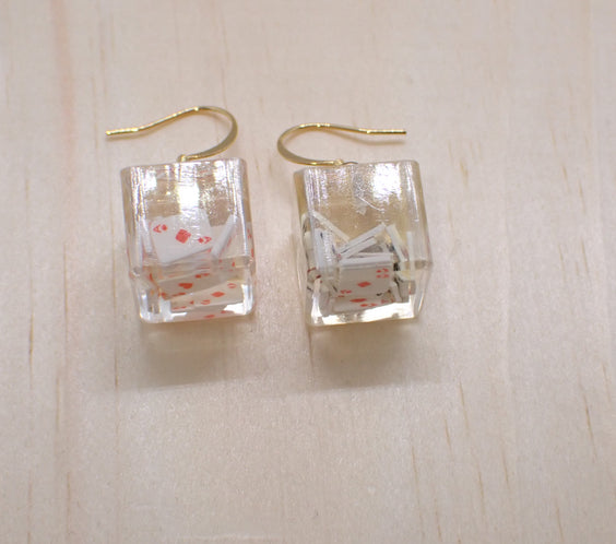 Casino Cube Drop Earrings