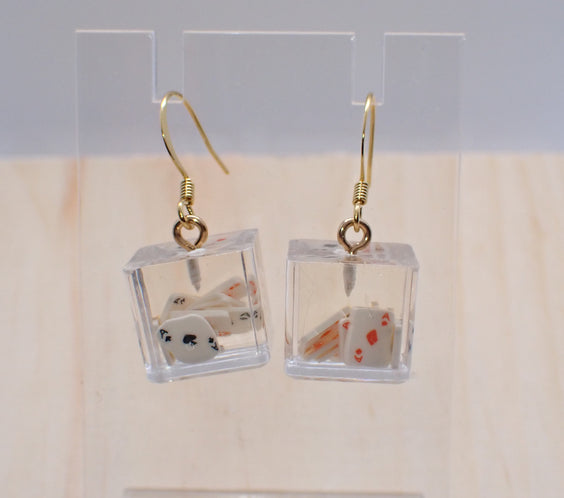 Casino Cube Drop Earrings