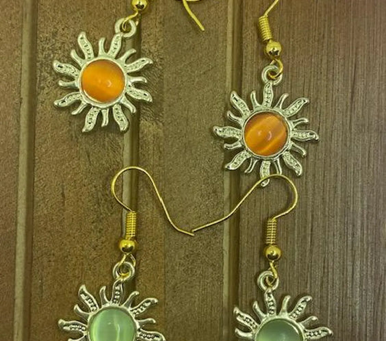 Opal Sun Earrings