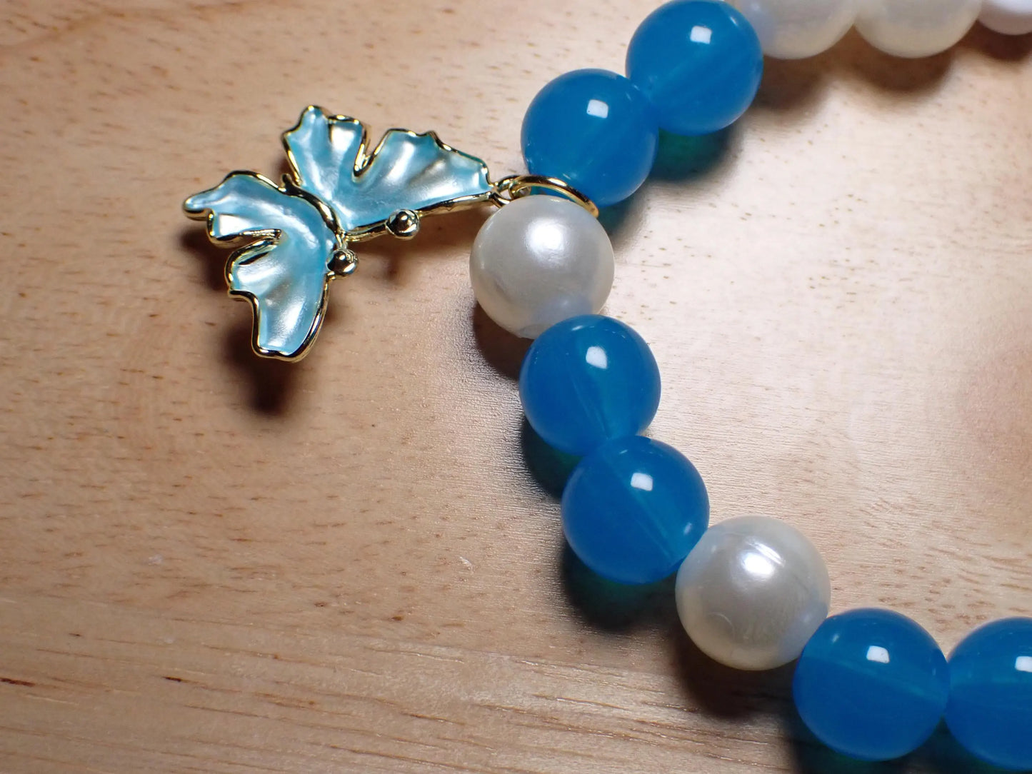 Personalized butterfly name bracelets