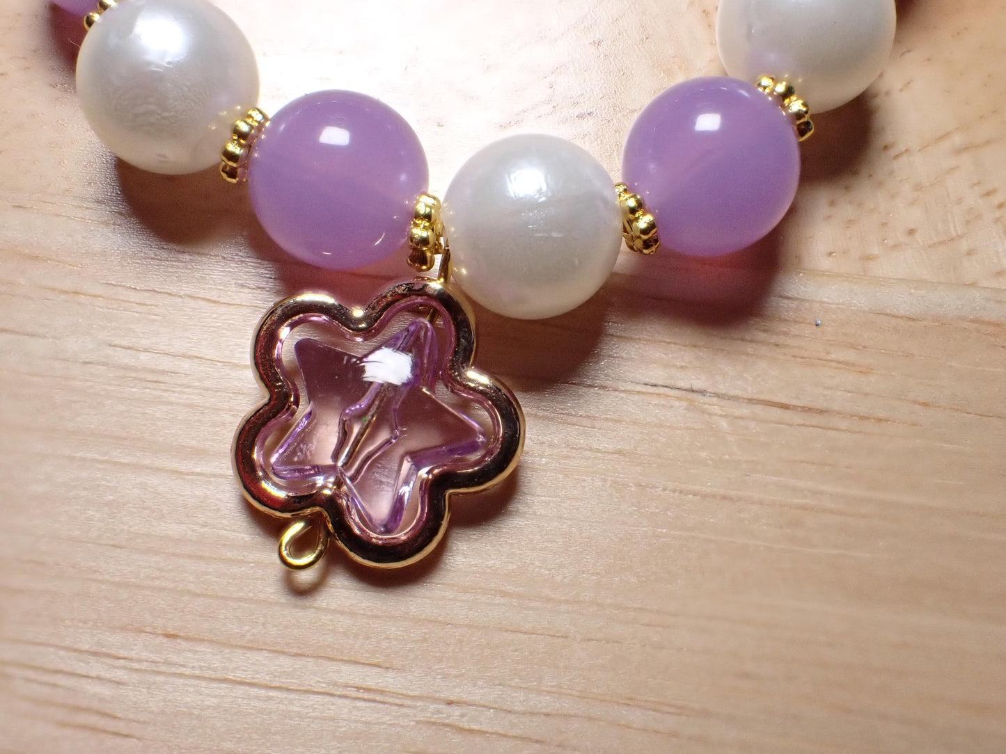 colorful stars jelly beads bracelets