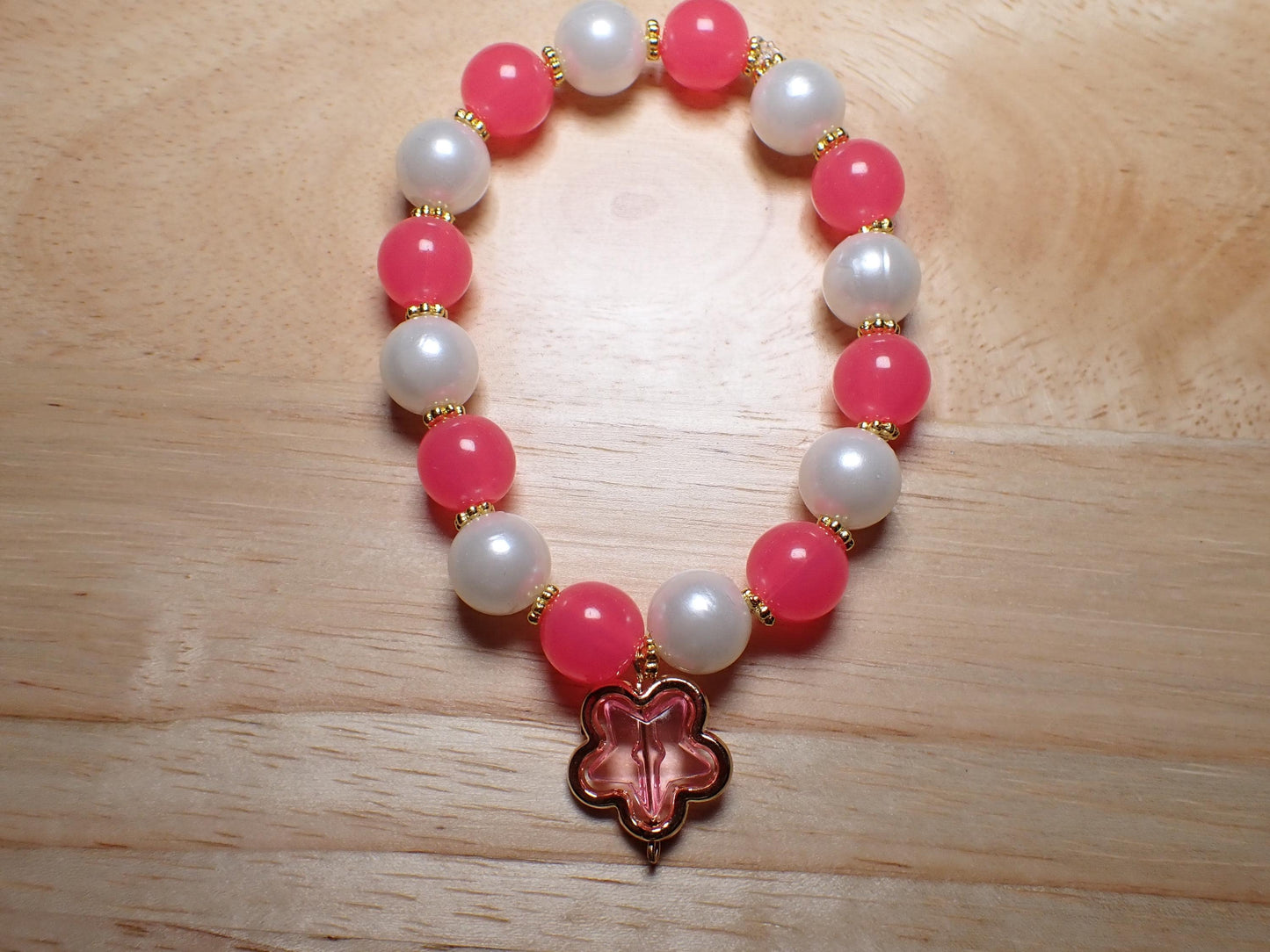 colorful stars jelly beads bracelets