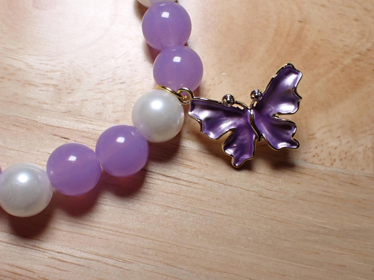 Personalized butterfly name bracelets