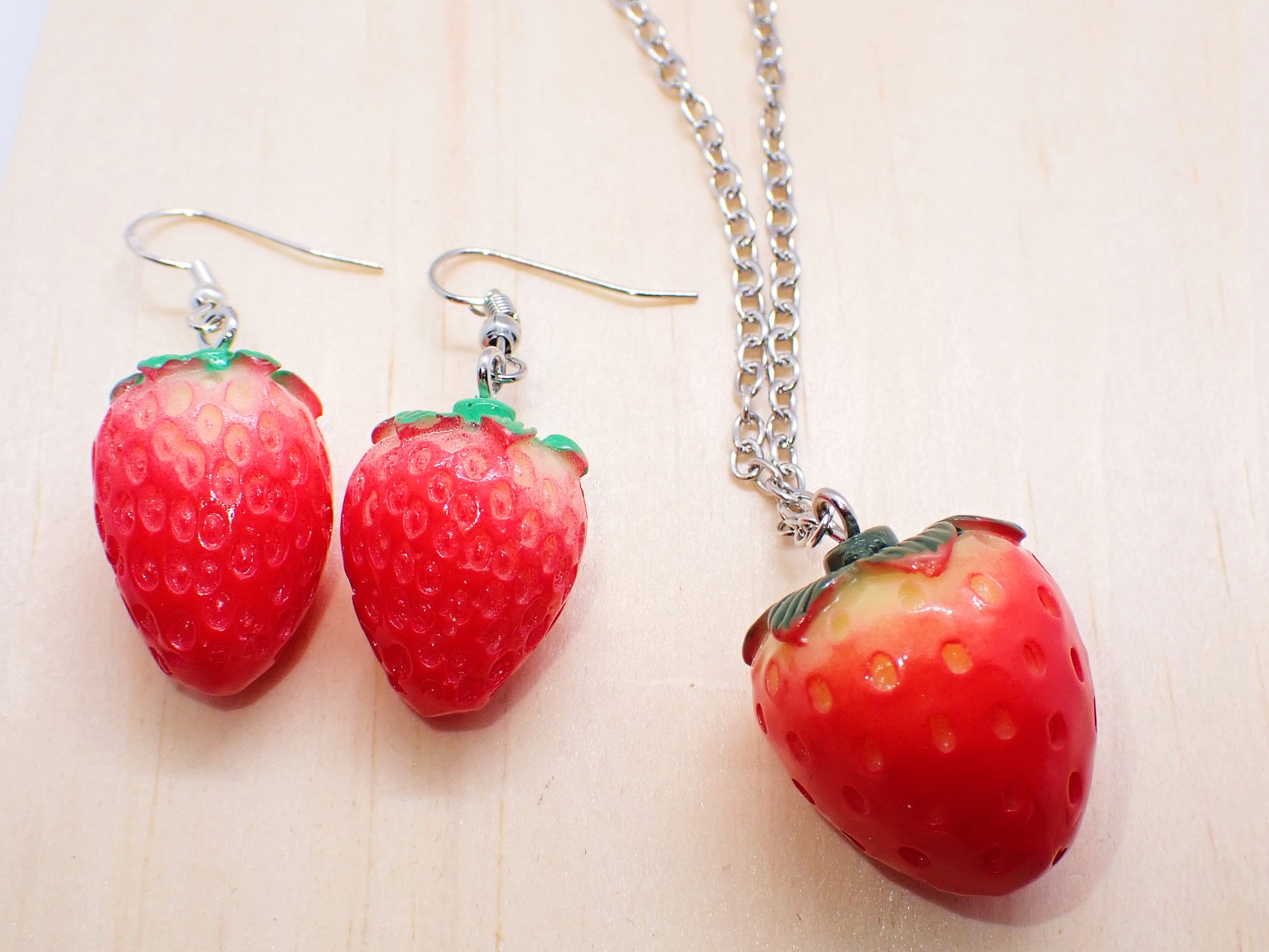Strawberry Jewelry Set