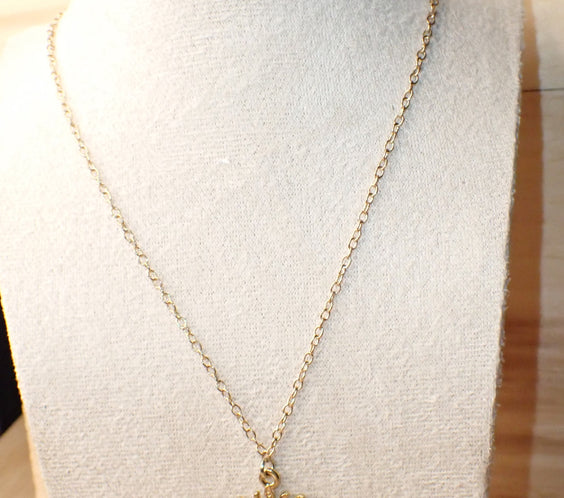 Dainty opal sun necklace