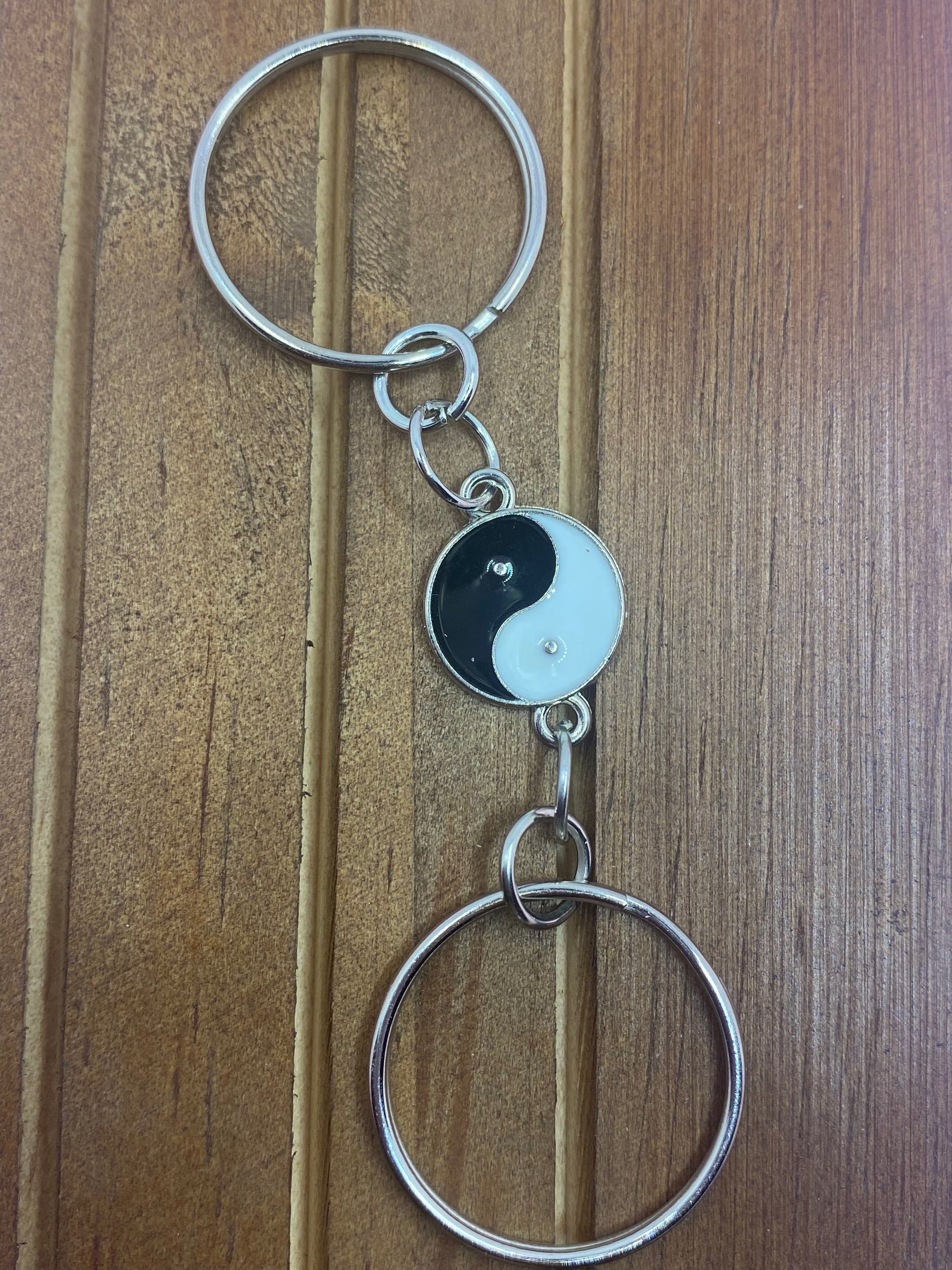 Yin and Yang theme keychain
