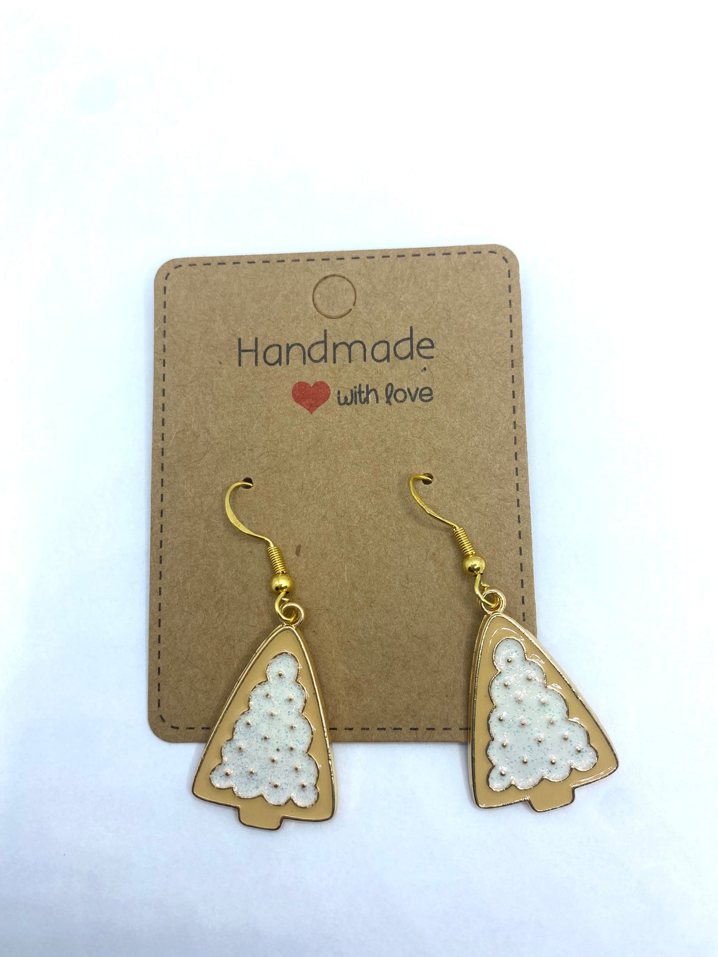 Gingerbread Tree Earrings