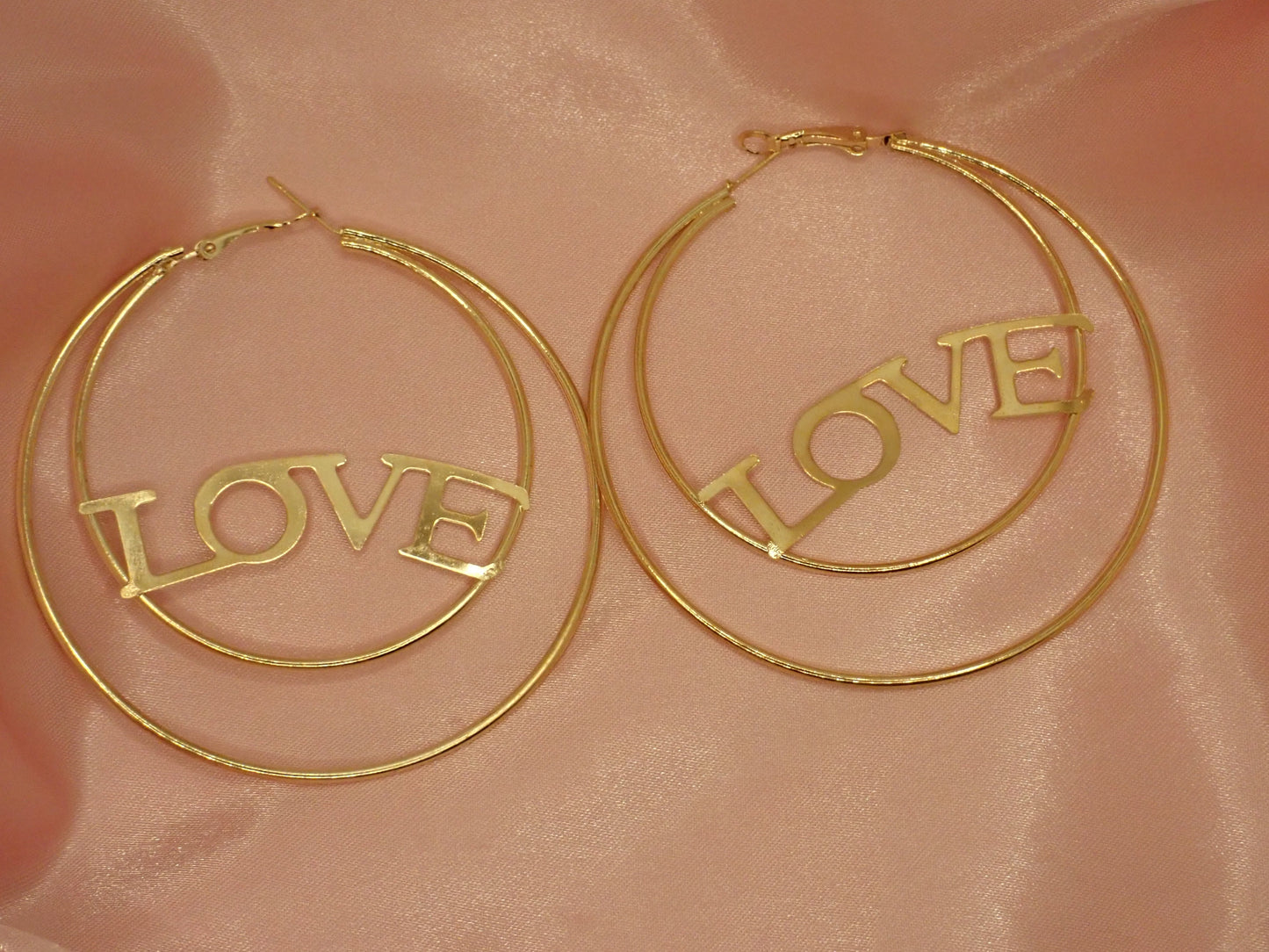 Love Hoop Earrings