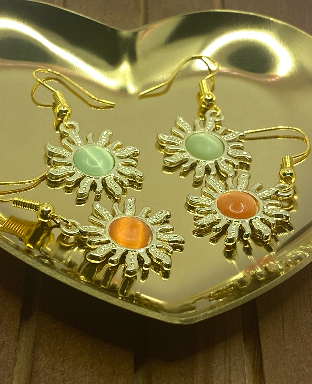 Opal Sun Earrings