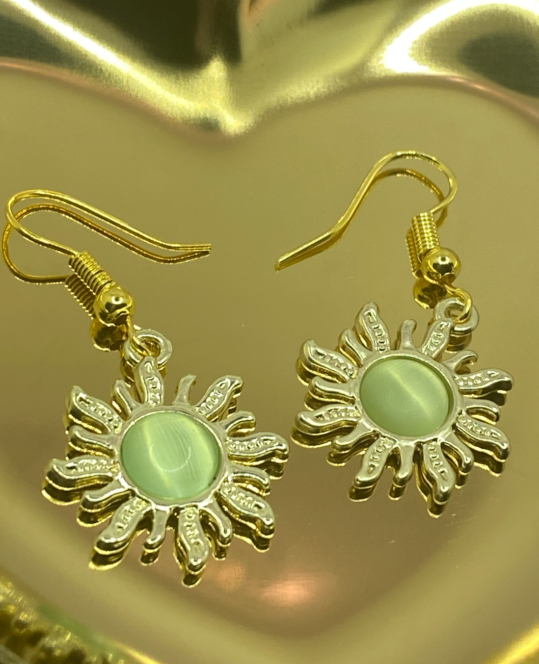 Opal Sun Earrings