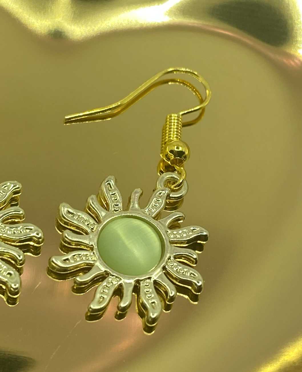Opal Sun Earrings