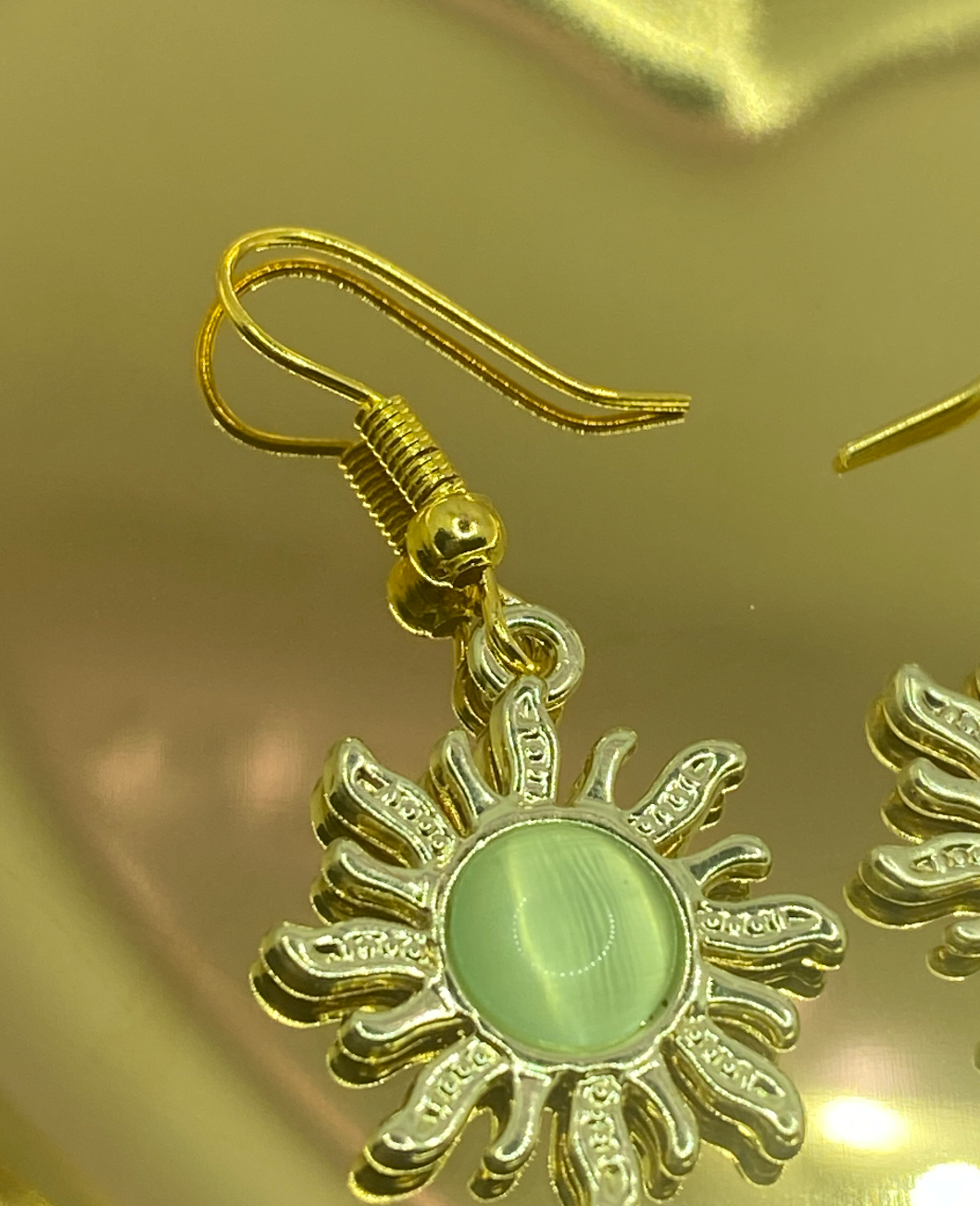 Opal Sun Earrings